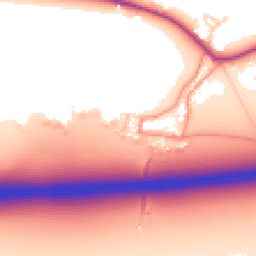 Daytime road noise heatmap for DN14 9EY