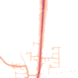 Daytime road noise heatmap for DN14 9FU