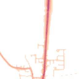 Daytime road noise heatmap for DN14 9FW