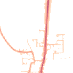 Daytime road noise heatmap for DN14 9FX