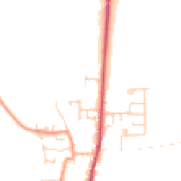 Daytime road noise heatmap for DN14 9GA