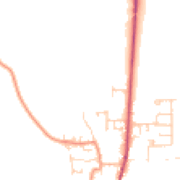 Daytime road noise heatmap for DN14 9GD