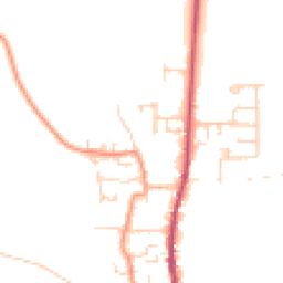 Daytime road noise heatmap for DN14 9GF