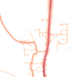 Daytime road noise heatmap for DN14 9GG