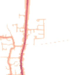 Daytime road noise heatmap for DN14 9ND