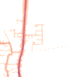 Daytime road noise heatmap for DN14 9NE