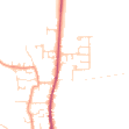 Daytime road noise heatmap for DN14 9NN
