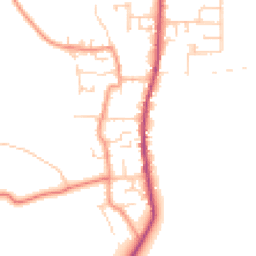 Daytime road noise heatmap for DN14 9PD