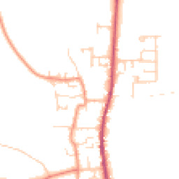 Daytime road noise heatmap for DN14 9PL