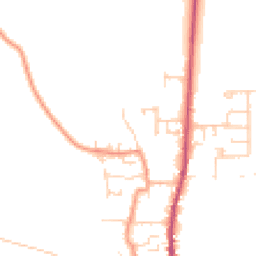 Daytime road noise heatmap for DN14 9PW
