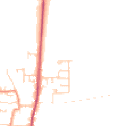 Daytime road noise heatmap for DN14 9QD