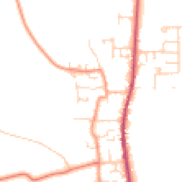 Daytime road noise heatmap for DN14 9QG
