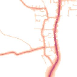 Daytime road noise heatmap for DN14 9QH