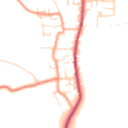Daytime road noise heatmap for DN14 9QL