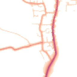 Daytime road noise heatmap for DN14 9QT