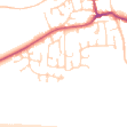 Daytime road noise heatmap for DN14 9RE
