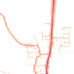 Daytime road noise heatmap for DN14 9RJ