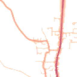 Daytime road noise heatmap for DN14 9RQ