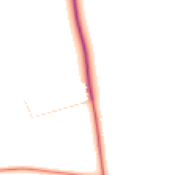 Daytime road noise heatmap for DN15 0BZ