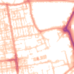 Daytime road noise heatmap for DN15 6AB