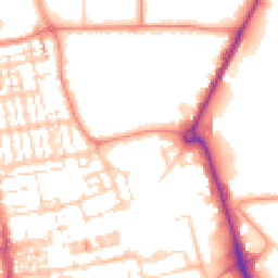 Daytime road noise heatmap for DN15 6AF