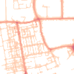 Daytime road noise heatmap for DN15 6BD