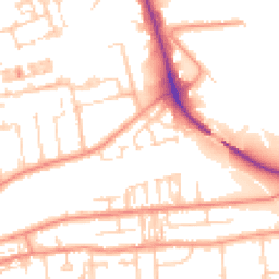 Daytime road noise heatmap for DN15 6BT