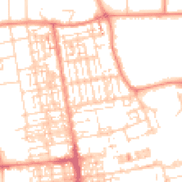 Daytime road noise heatmap for DN15 6DH