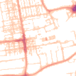 Daytime road noise heatmap for DN15 6LN