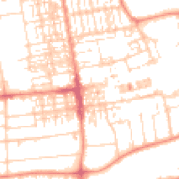 Daytime road noise heatmap for DN15 6LQ