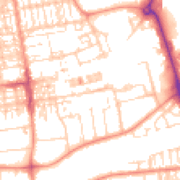 Daytime road noise heatmap for DN15 6NW