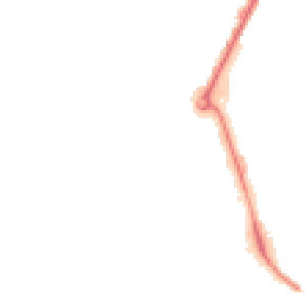 Night-time road noise heatmap for DN15 6SE