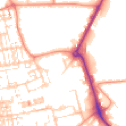 Daytime road noise heatmap for DN15 6SP