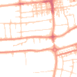 Daytime road noise heatmap for DN15 7AB