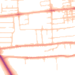 Daytime road noise heatmap for DN15 7BS