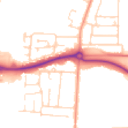 Daytime road noise heatmap for DN15 7DQ