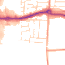 Daytime road noise heatmap for DN15 7EY