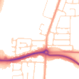 Daytime road noise heatmap for DN15 8AX