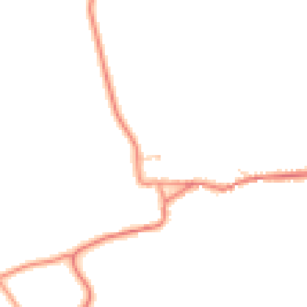 Daytime road noise heatmap for DN15 8BF