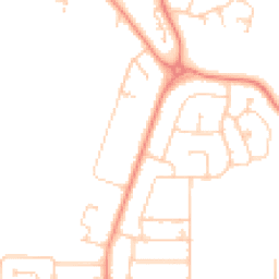 Daytime road noise heatmap for DN15 8DR