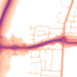 Daytime road noise heatmap for DN15 8DU