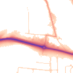 Daytime road noise heatmap for DN15 8QJ