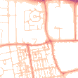 Daytime road noise heatmap for DN15 8QQ