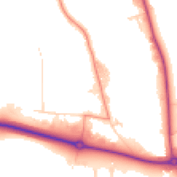 Daytime road noise heatmap for DN15 8RE