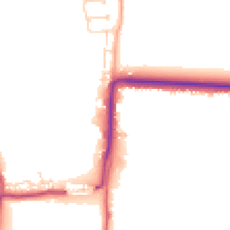 Daytime road noise heatmap for DN15 8SU