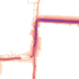 Daytime road noise heatmap for DN15 8SW