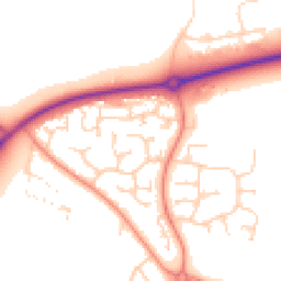 Daytime road noise heatmap for DN15 8TB