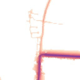 Daytime road noise heatmap for DN15 8TH