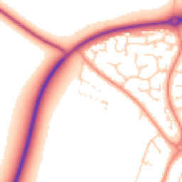 Daytime road noise heatmap for DN15 8UN