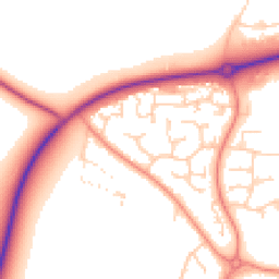 Daytime road noise heatmap for DN15 8UT